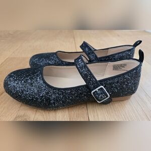 GAP Glittery Black Kids Dress Shoes